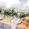 Artificial Eucalyptus Leaves Greenery Garland 2 Packs Faux Eucalyptus Garland Plant Spring Garland Vines with White Flowers Berries Table Runner for Wedding Arch Home Party Mantle Decor